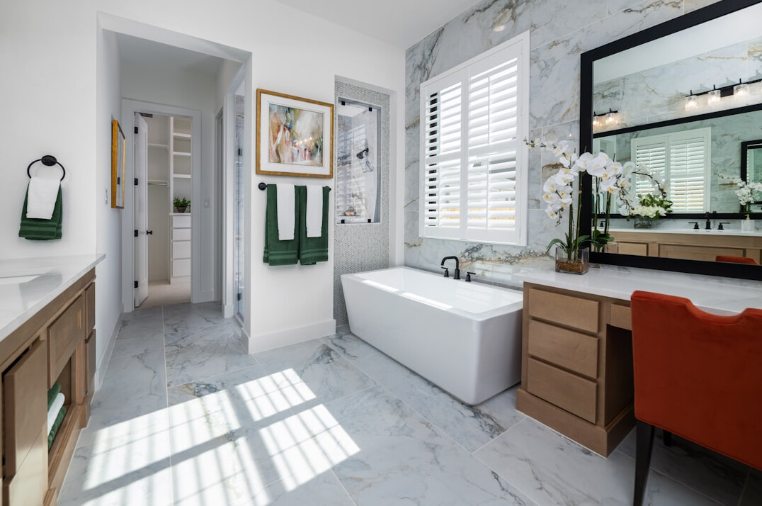 celebrity bathroom interior