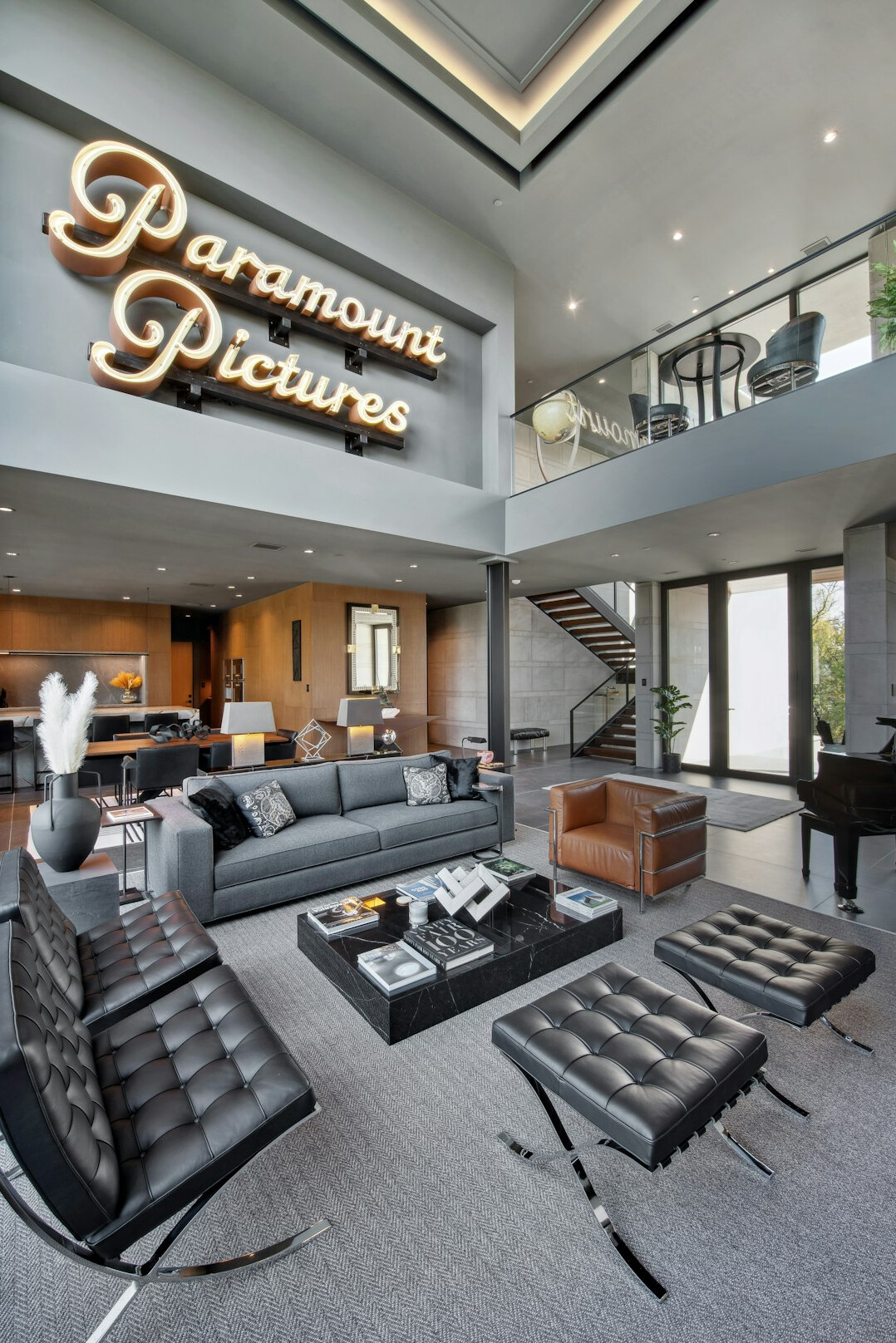 luxury celebrity living room