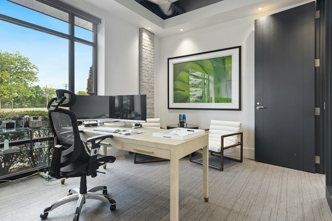 celebrity home office setup
